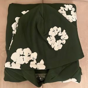 Authentic Denim Tears Hoodie Green Size L